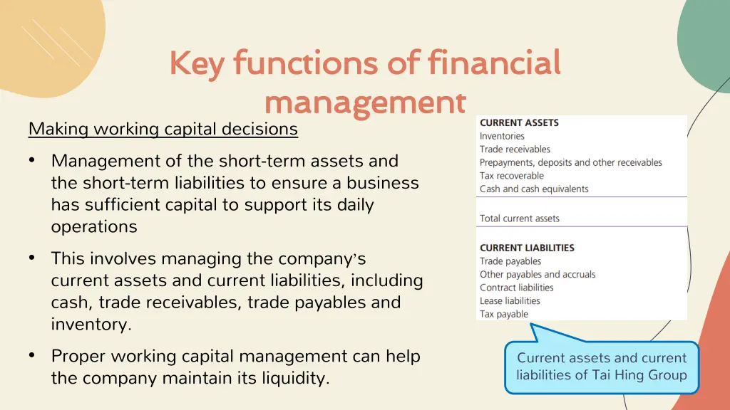 key functions of financial key functions 4