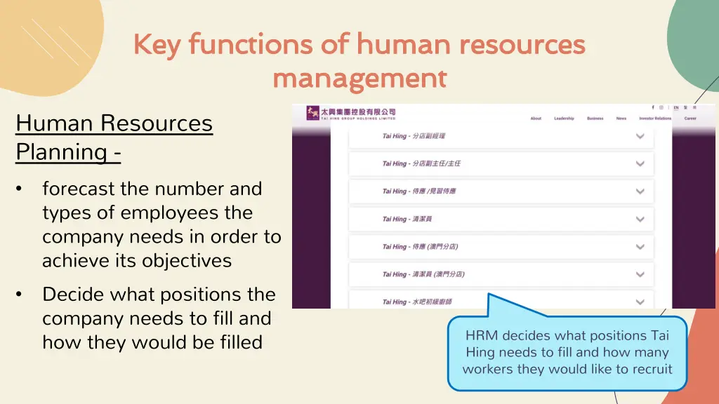 key functions of human resources key functions