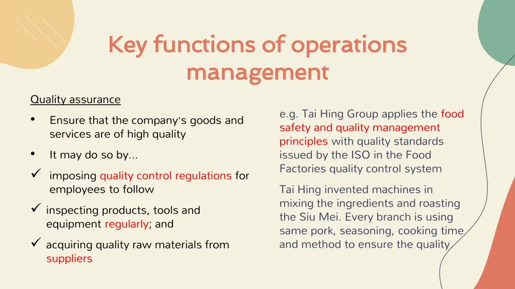 key functions of operations key functions 2