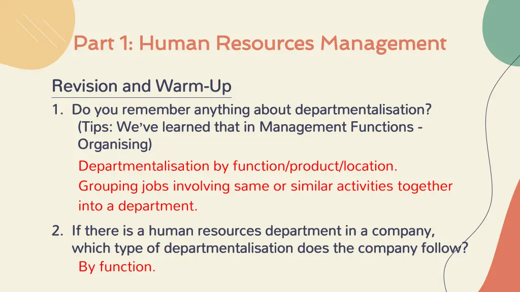 part 1 human resources management part 1 human