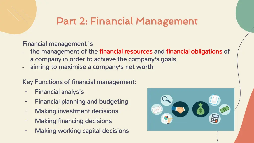 part 2 financial management part 2 financial 1