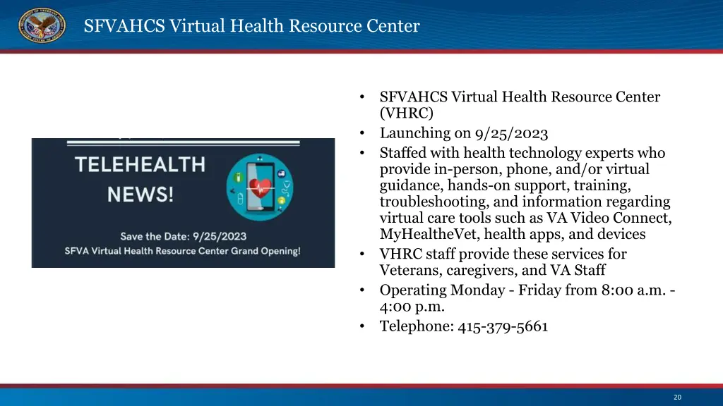 sfvahcs virtual health resource center