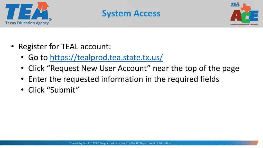 system access