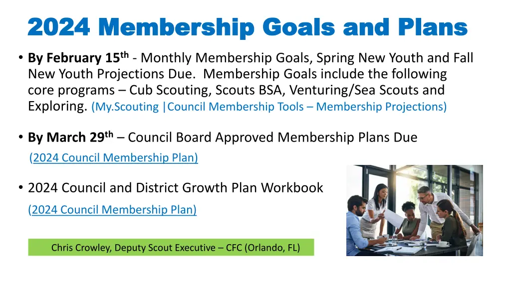 2024 membership goals and plans 2024 membership