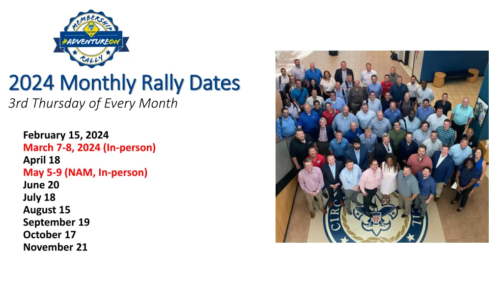 2024 monthly rally dates 2024 monthly rally dates