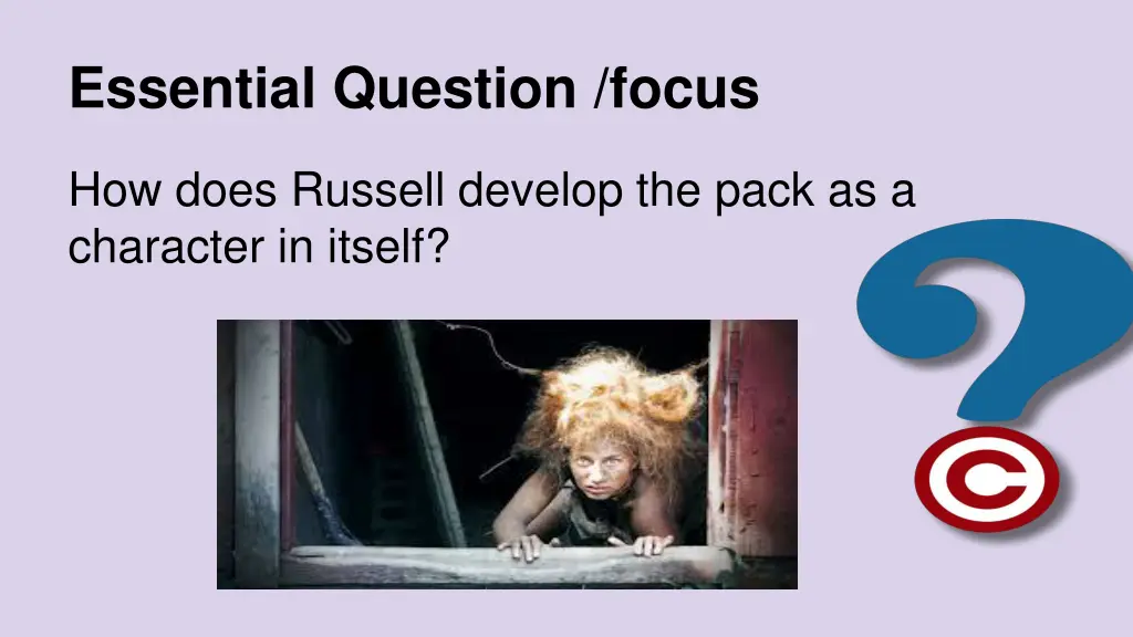 essential question focus