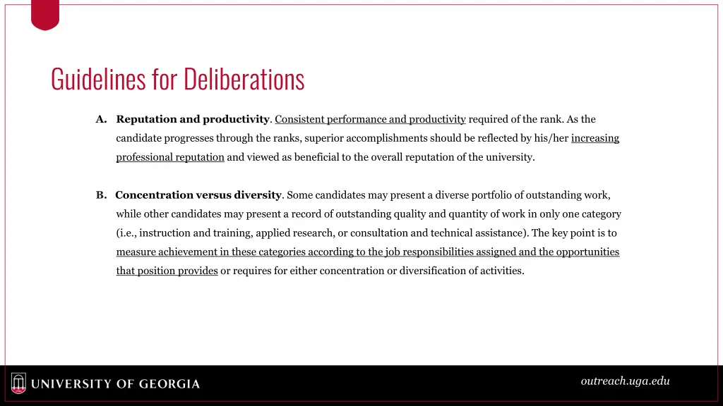 guidelines for deliberations 1