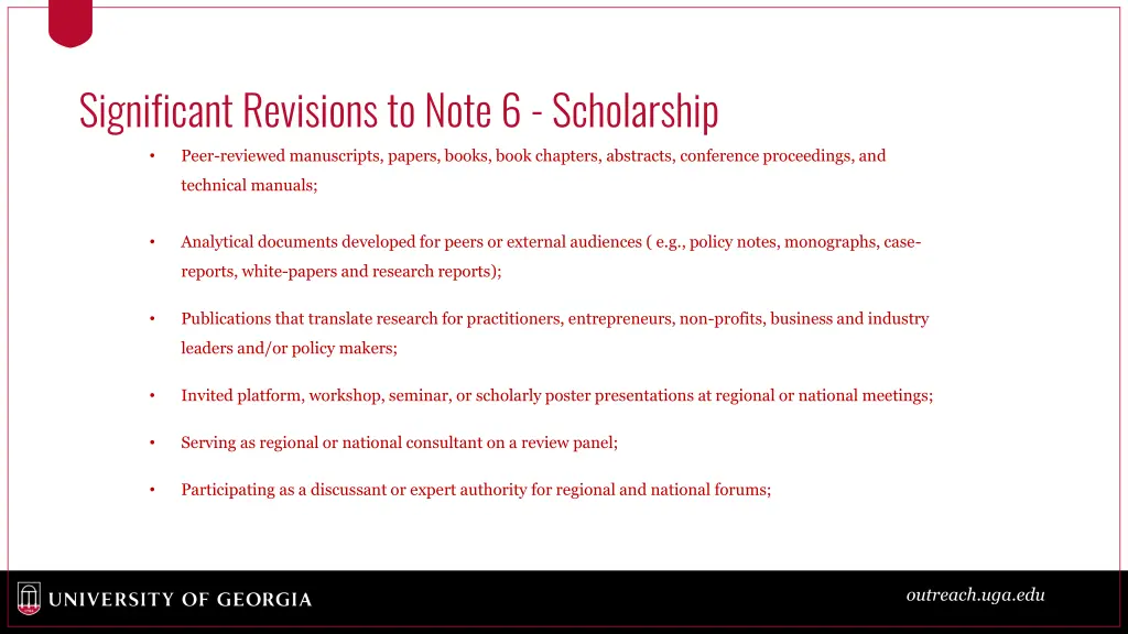 significant revisions to note 6 scholarship 2