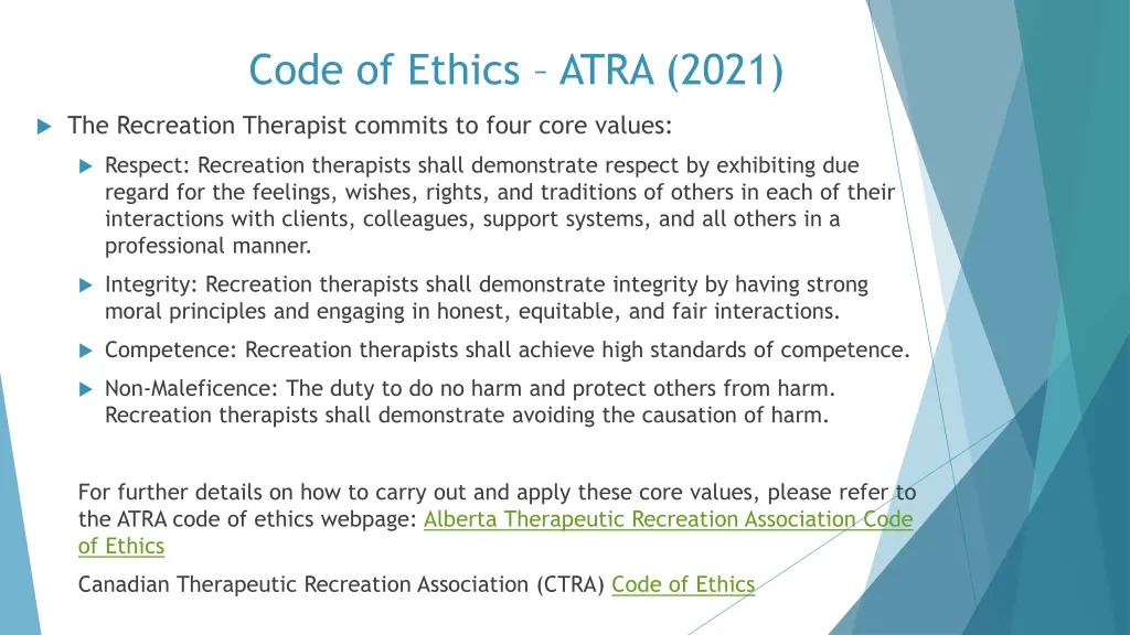 code of ethics atra 2021