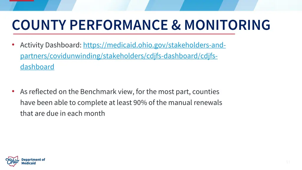 county performance monitoring