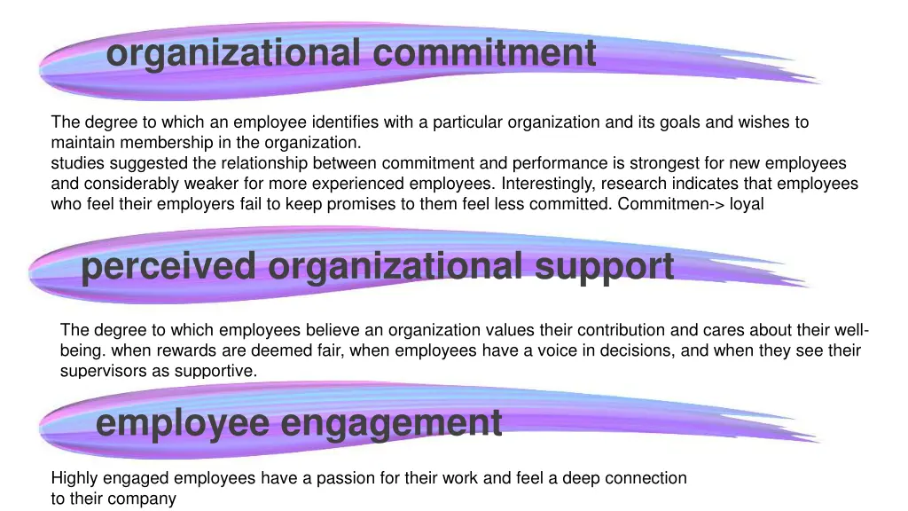 organizational commitment