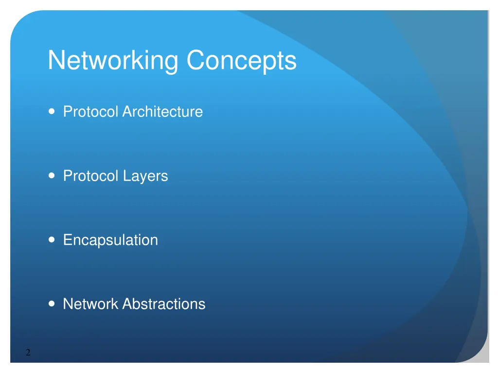 networking concepts