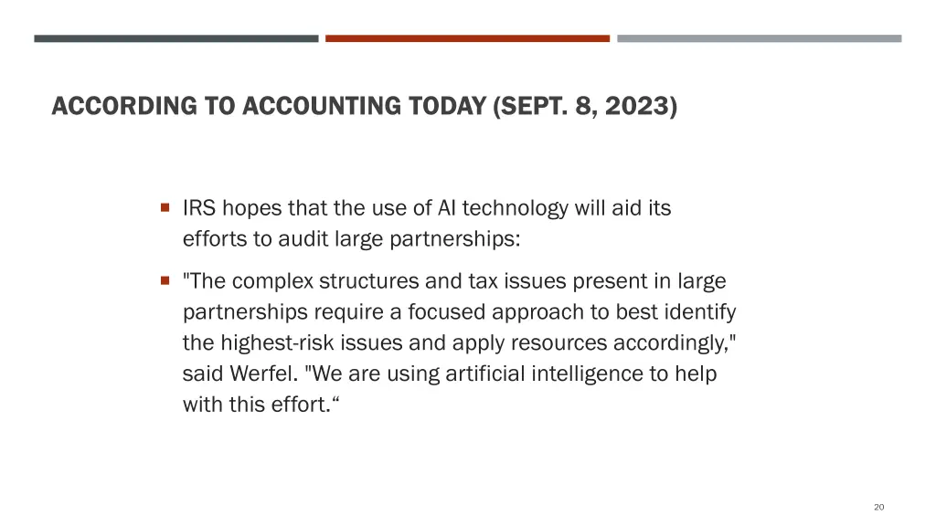 according to accounting today sept 8 2023