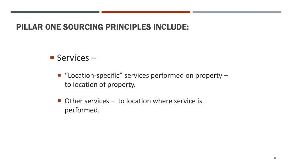 pillar one sourcing principles include 1