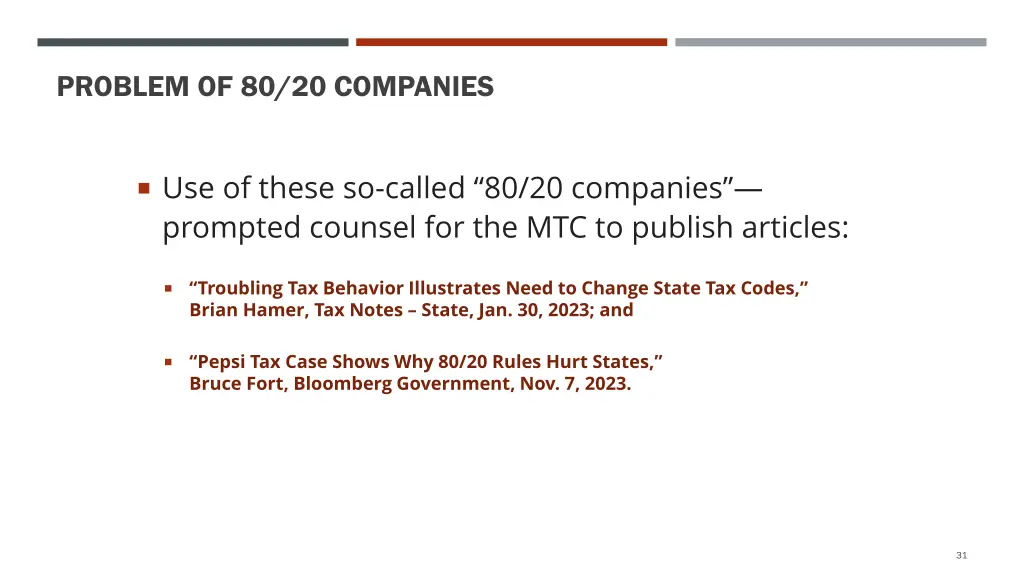 problem of 80 20 companies 2