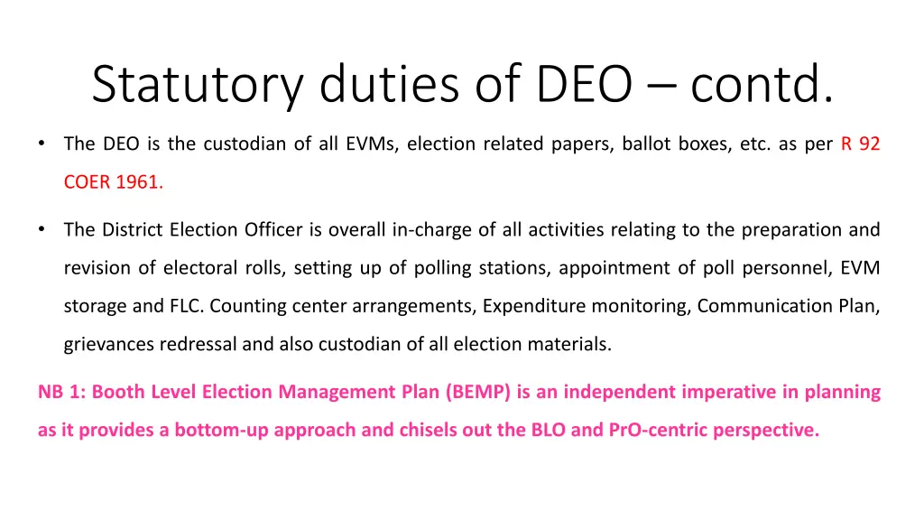 statutory duties of deo contd 1