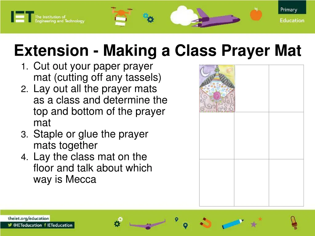 extension making a class prayer