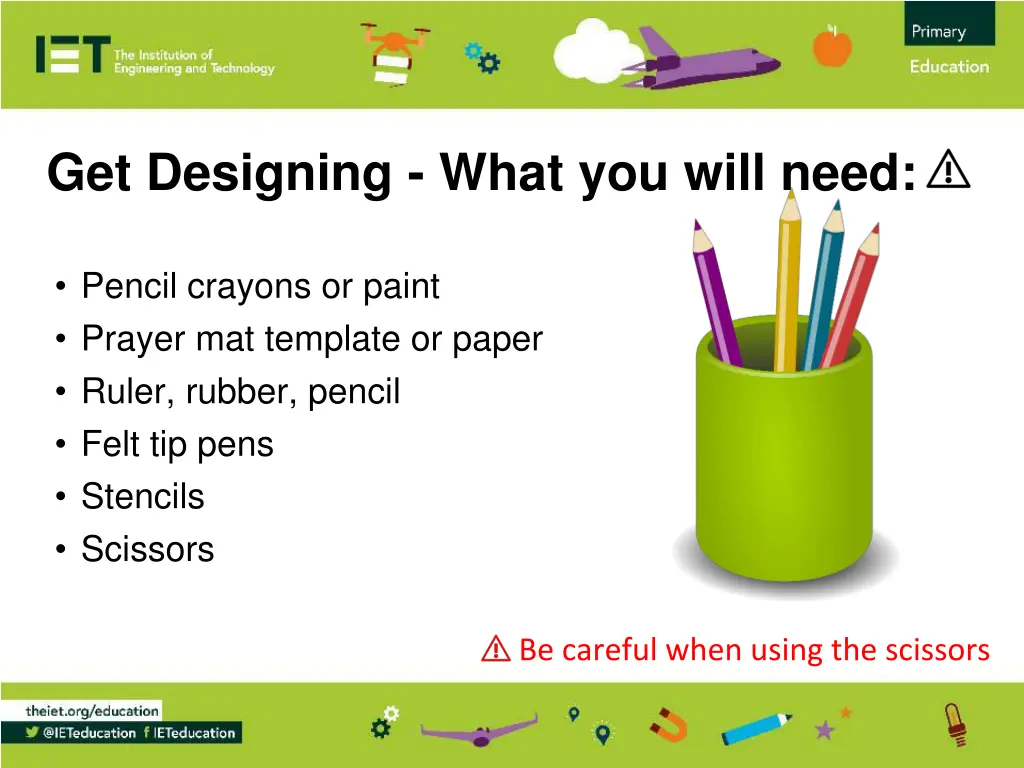 get designing what you will need