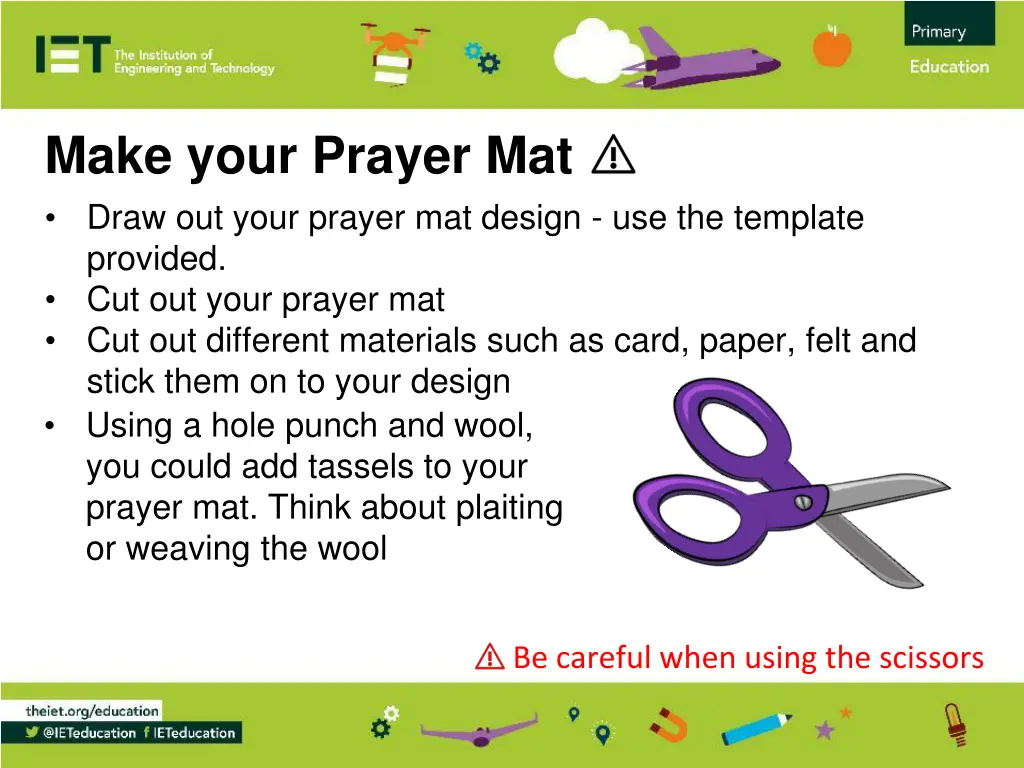 make your prayer mat draw out your prayer