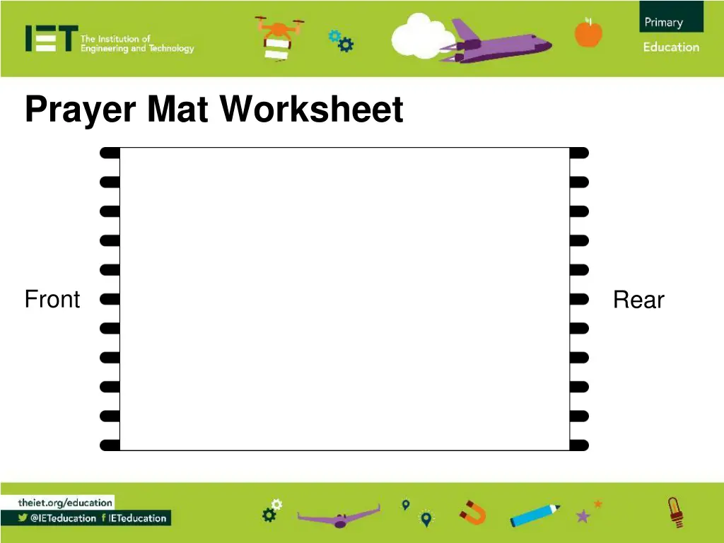 prayer mat worksheet