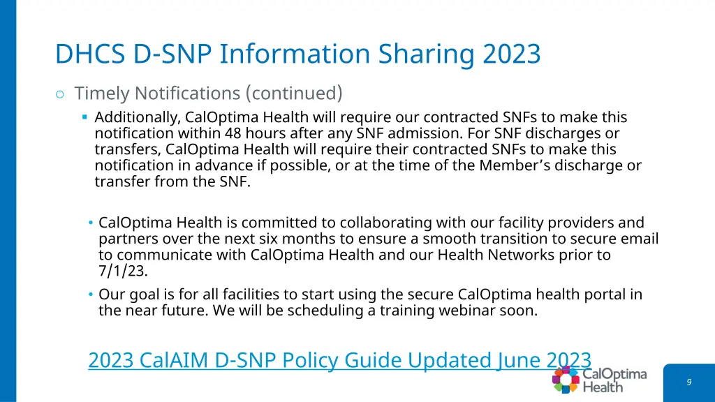 dhcs d snp information sharing 2023 1