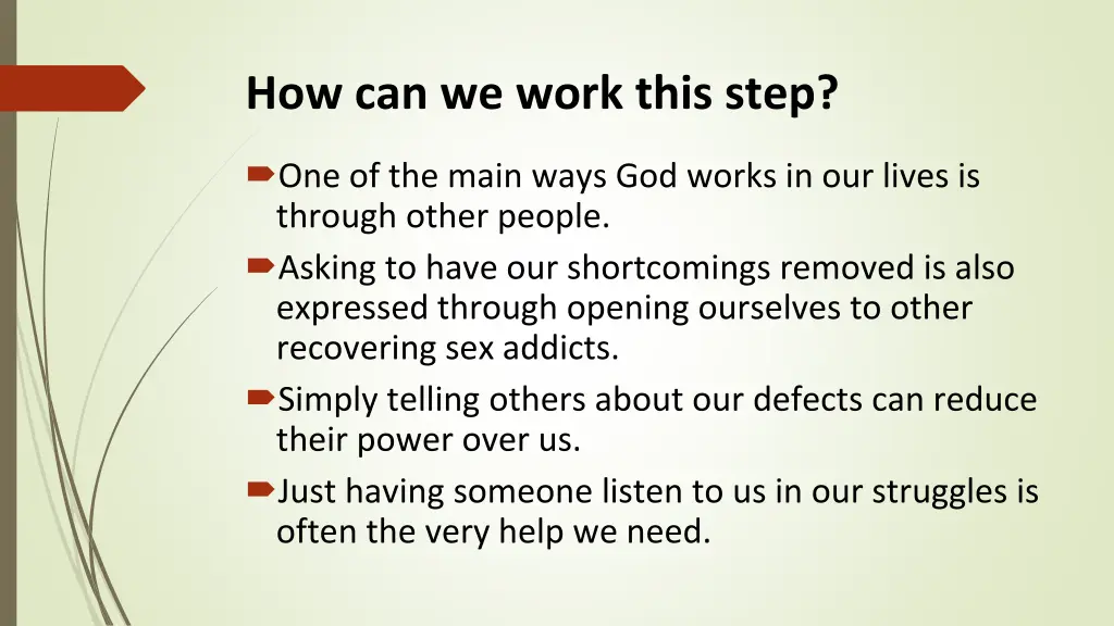 how can we work this step