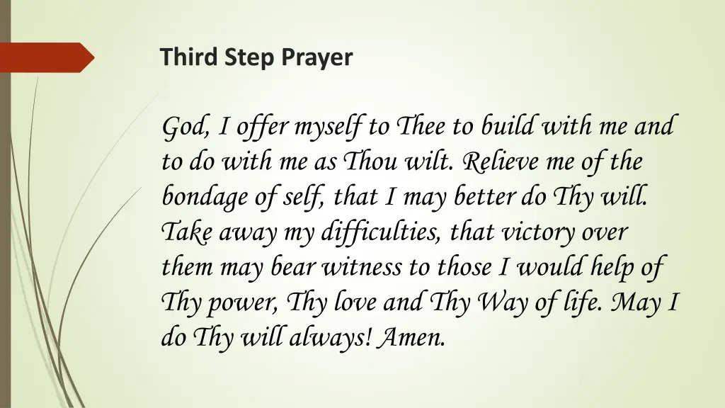 third step prayer