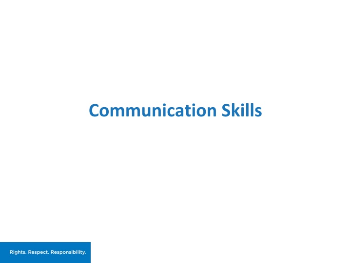 communication skills