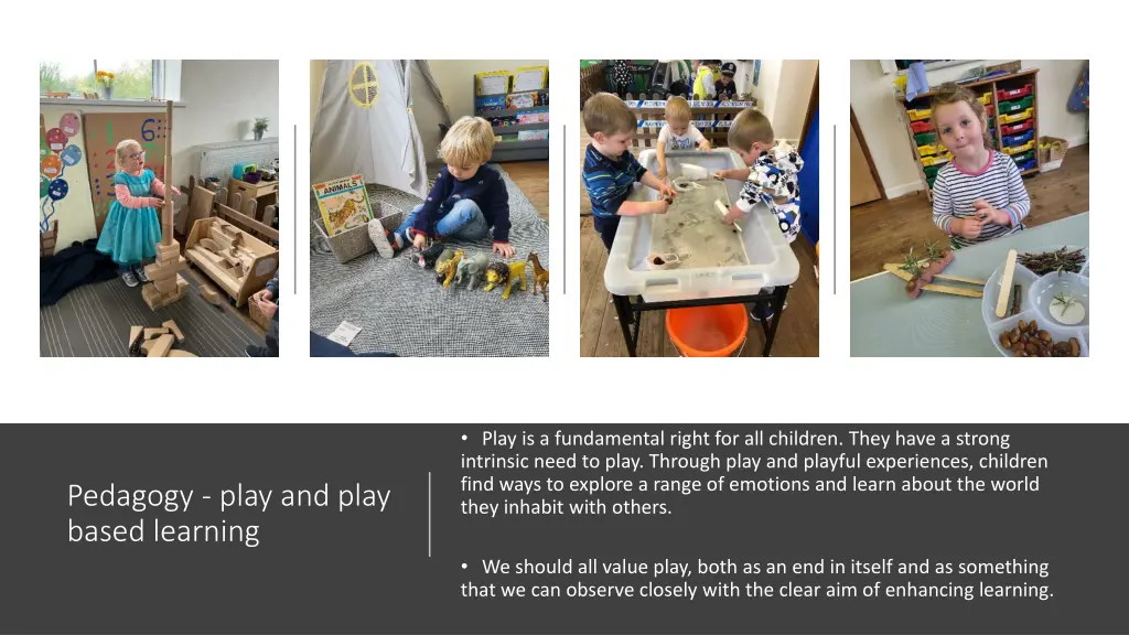 play is a fundamental right for all children they