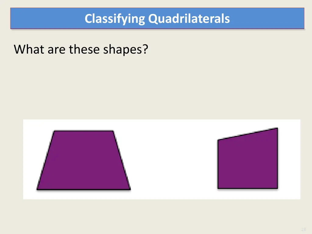 classifying quadrilaterals 2