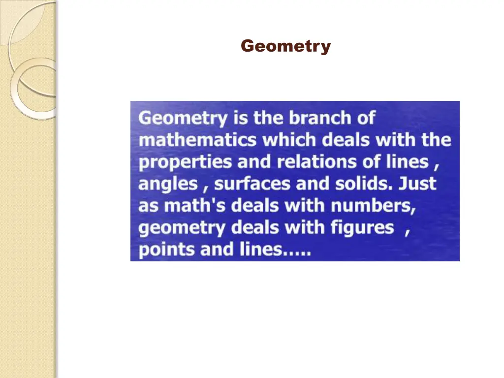 geometry