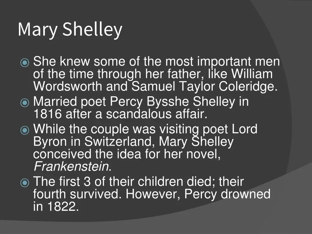 mary shelley 1