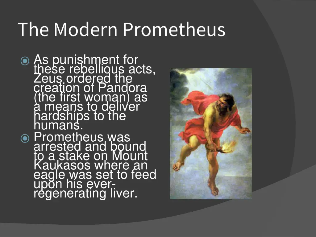 the modern prometheus 1