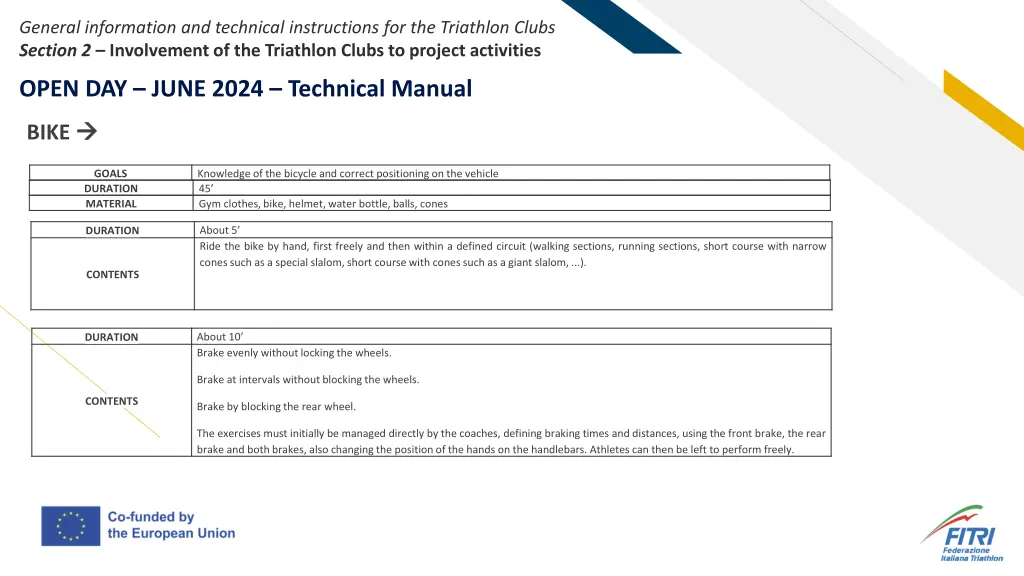 general information and technical instructions 7