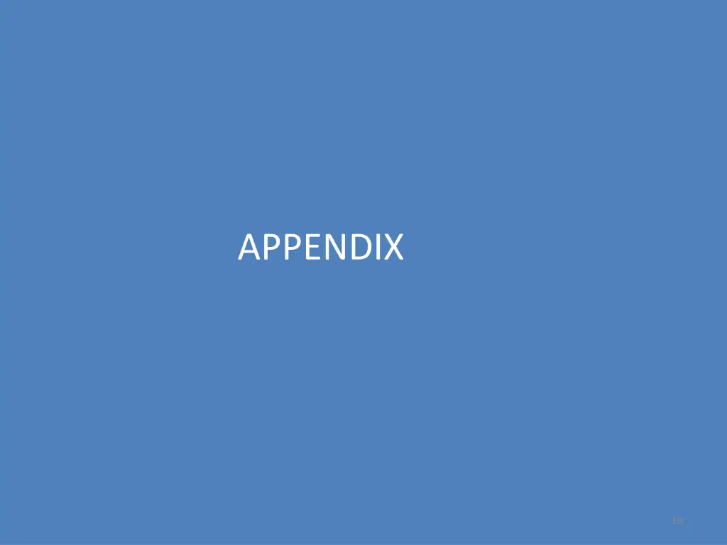 appendix