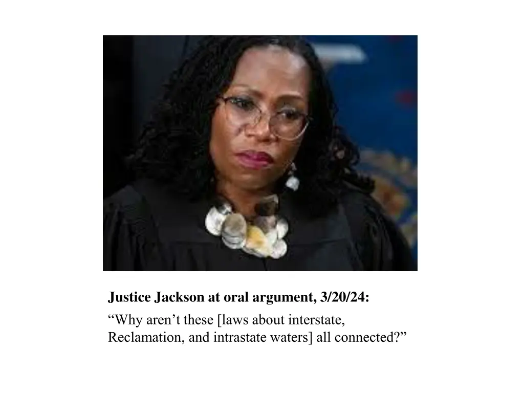 justice jackson at oral argument 3 20 24 why aren