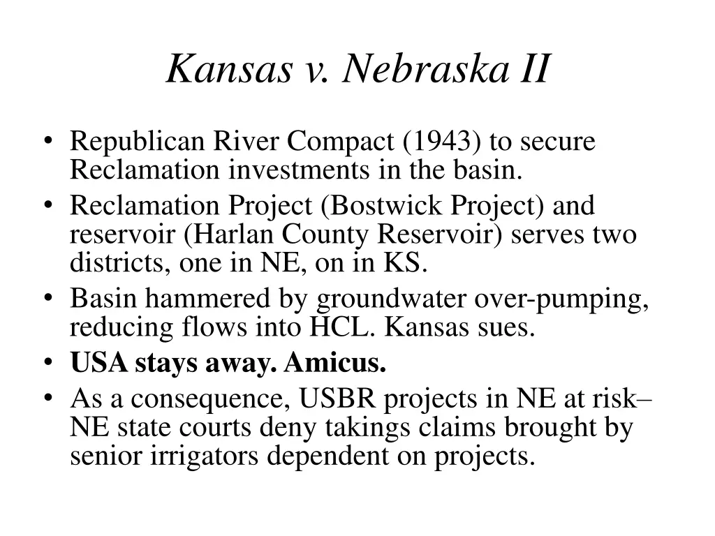 kansas v nebraska ii