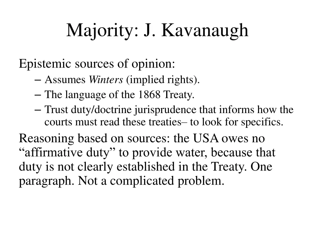majority j kavanaugh