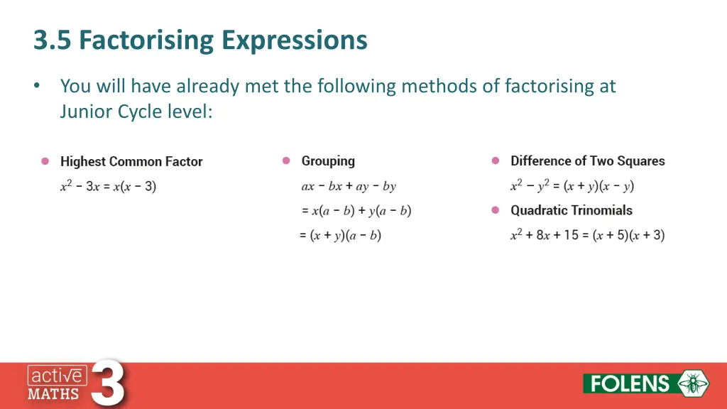 3 5 factorising expressions 5