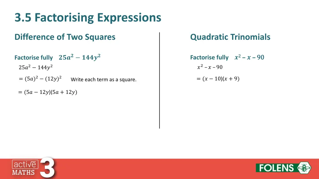 3 5 factorising expressions 8