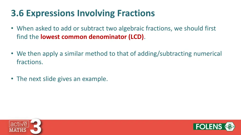 3 6 expressions involving fractions