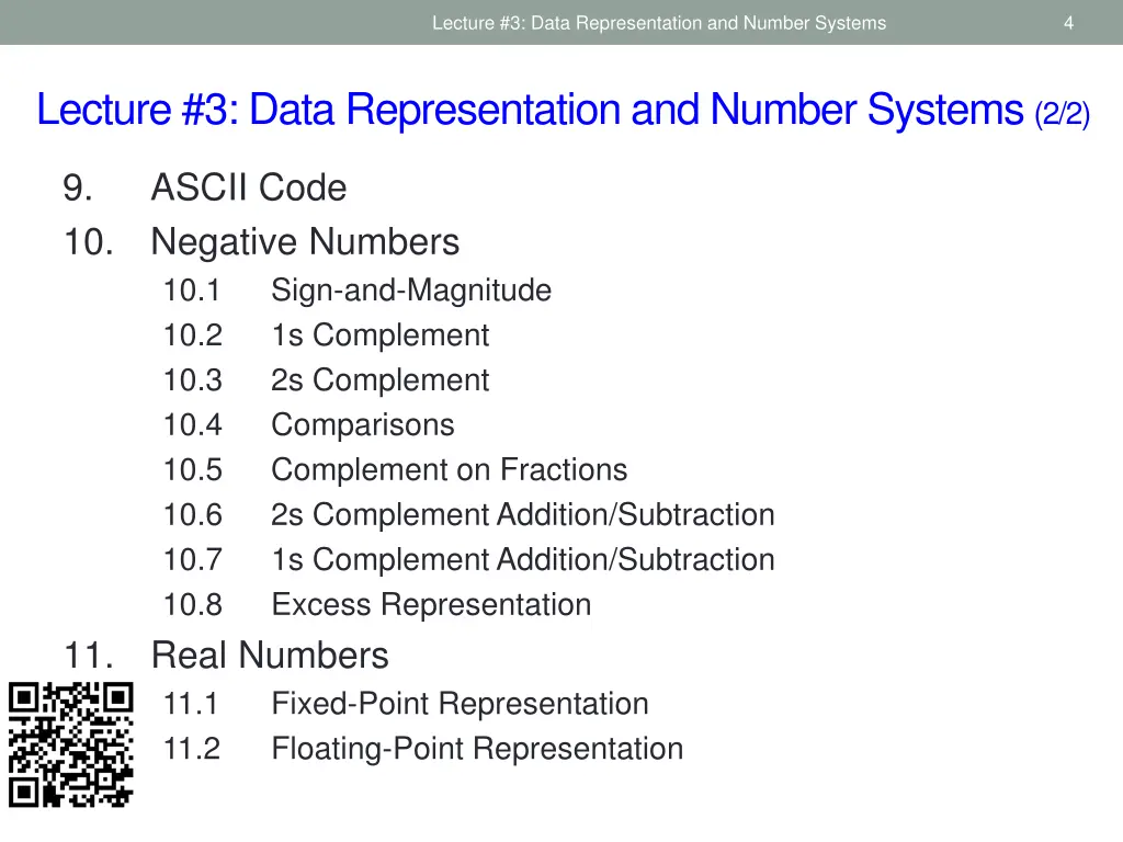 lecture 3 data representation and number systems 1