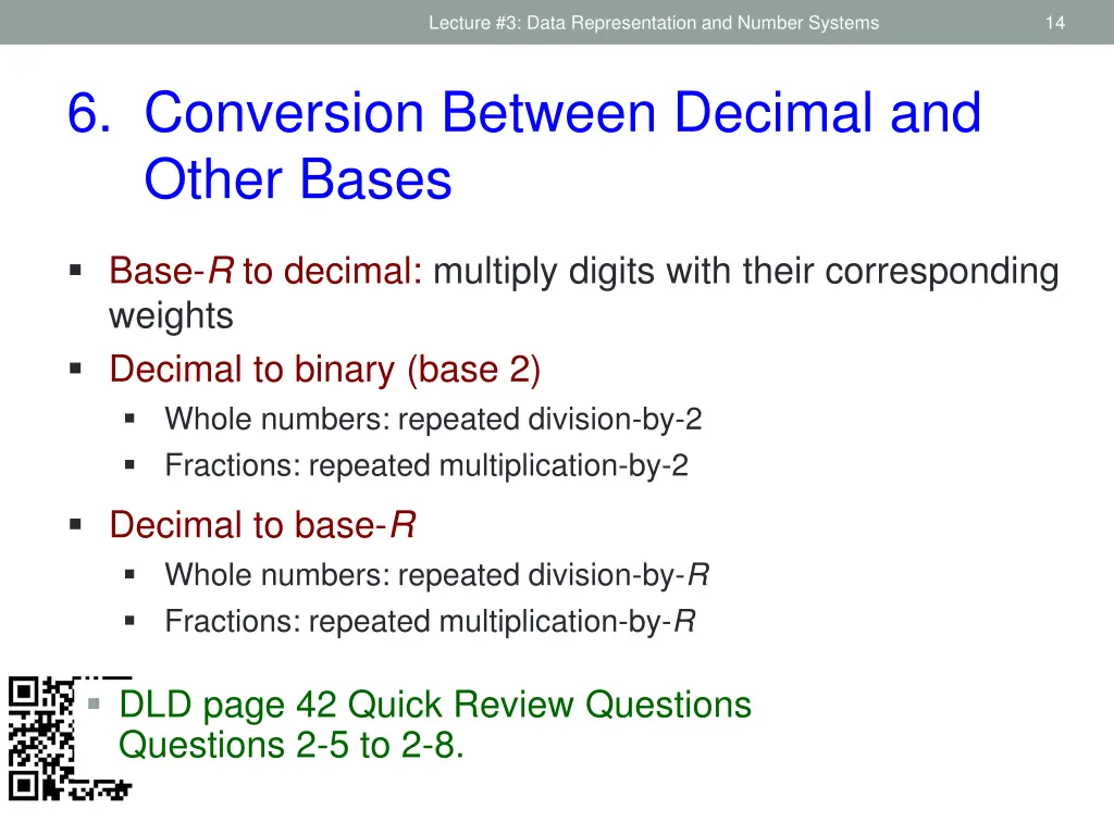 lecture 3 data representation and number systems 11