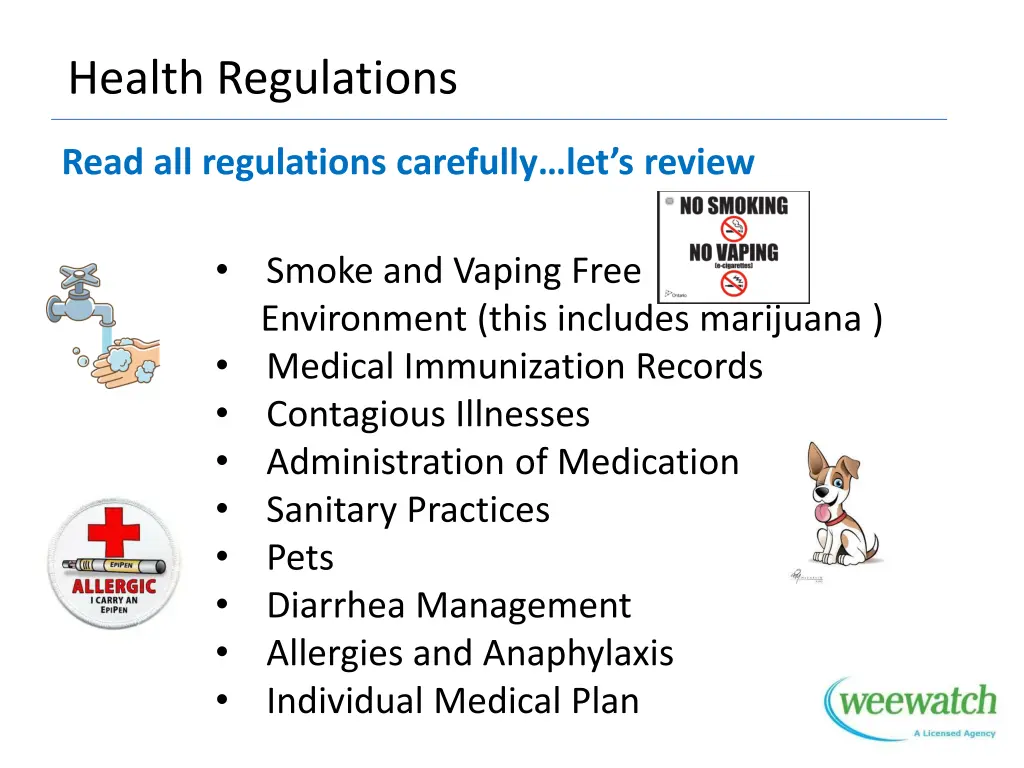 health regulations