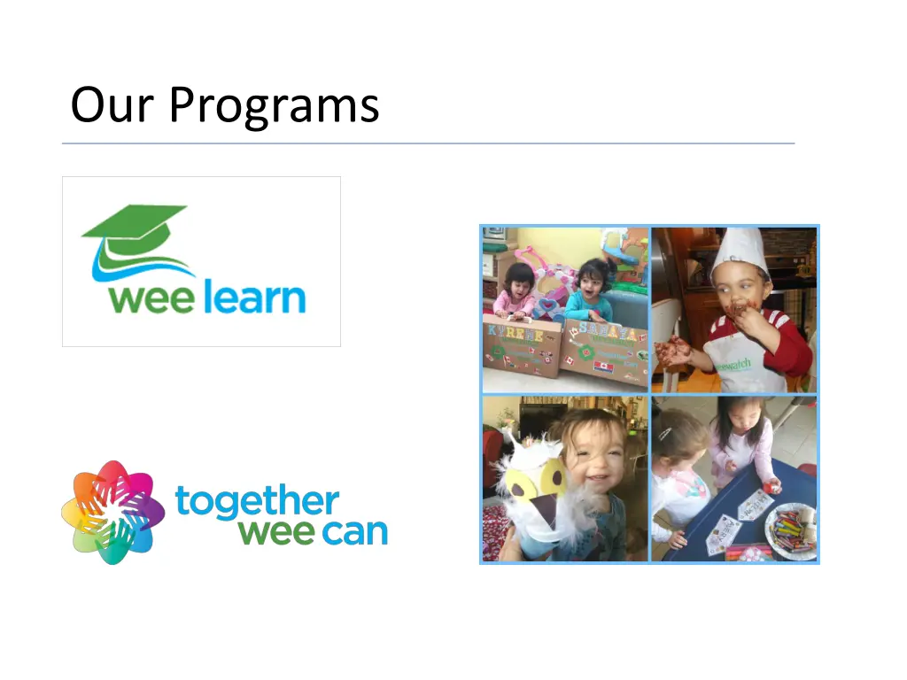 our programs