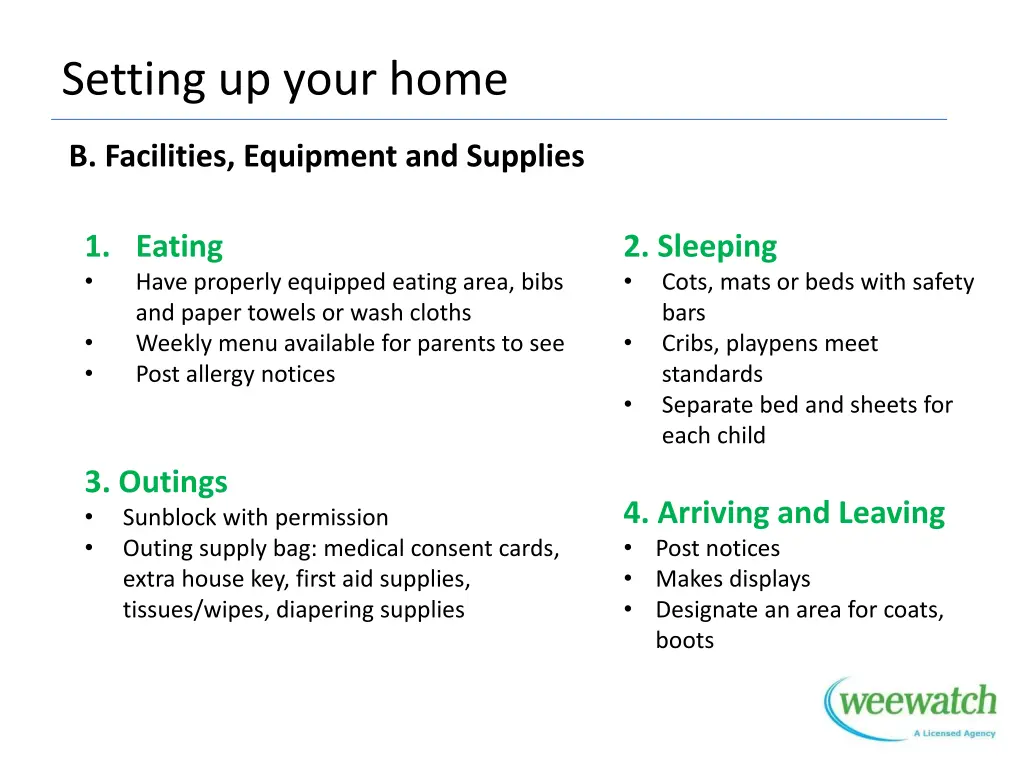 setting up your home 1