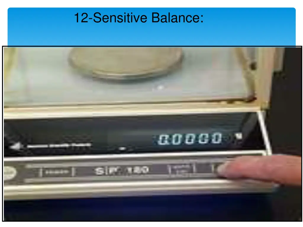 12 sensitive balance