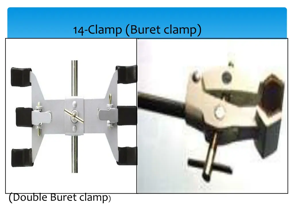 14 clamp buret clamp