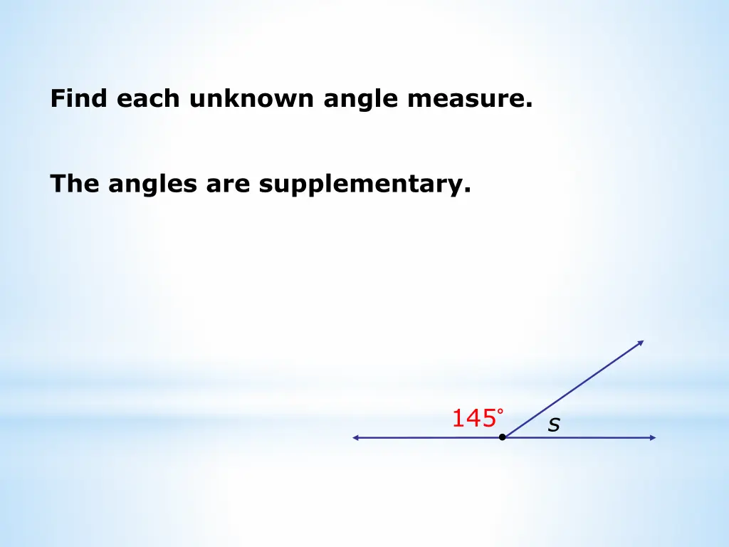 find each unknown angle measure 4