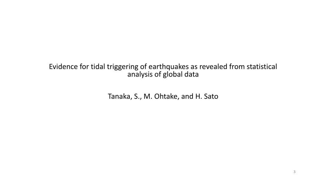 evidence for tidal triggering of earthquakes